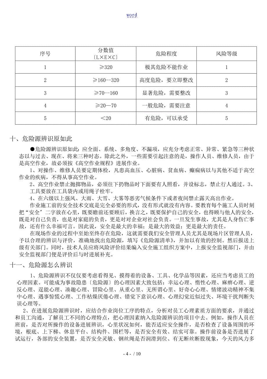 起重机危险源辨识及作业指导书_第5页