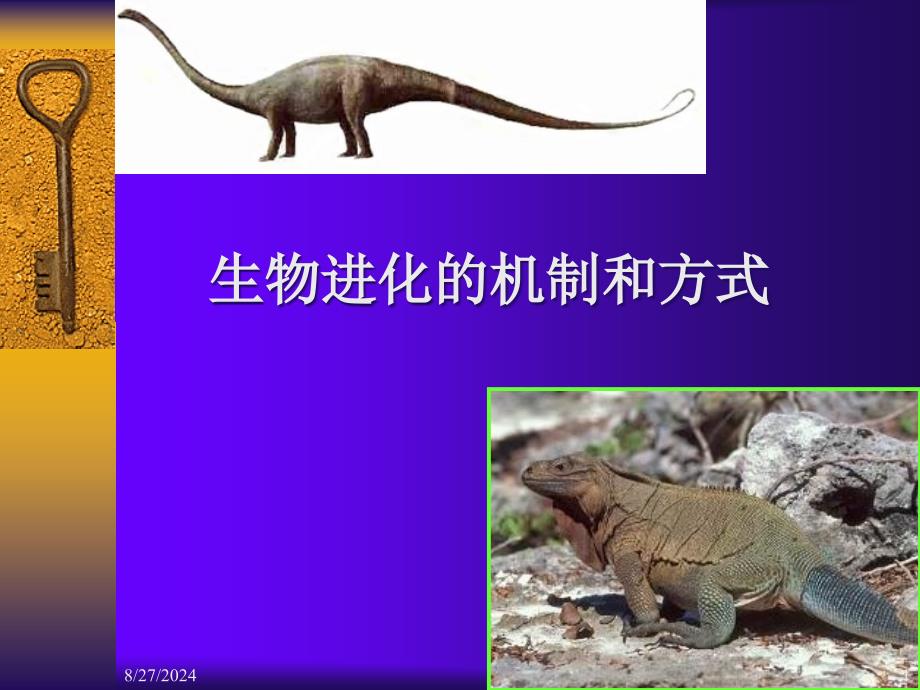 进化生物学：7 生物进化方式－大进化_第1页