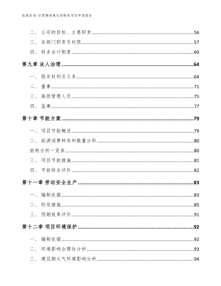 合肥精细氧化铝粉体项目申请报告（参考模板）_第3页