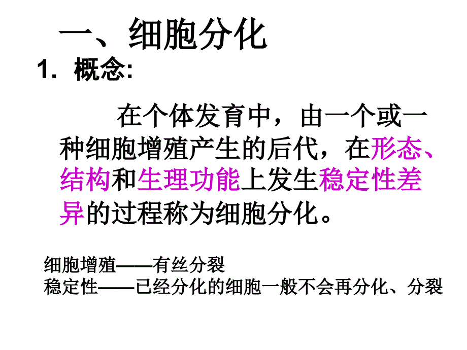 高中生物第六章第二节细胞的分化课件人教版必修一_第4页