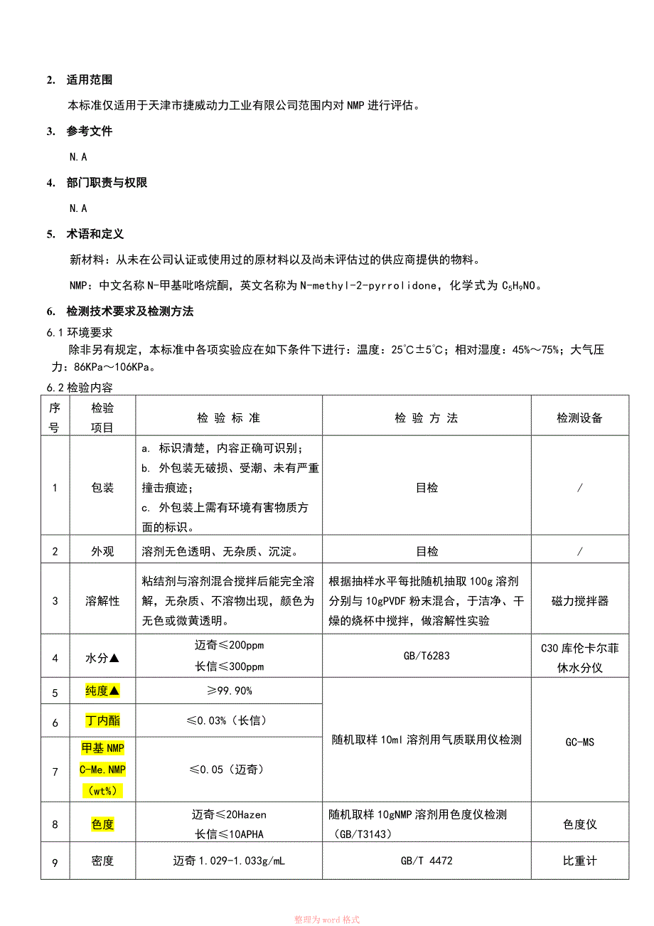 NMP检验标准-2011.3.21_第2页