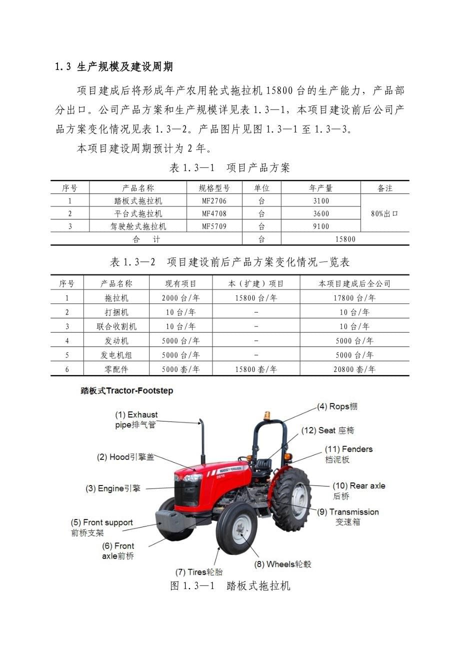 农用轮式拖拉机建设项目_第5页