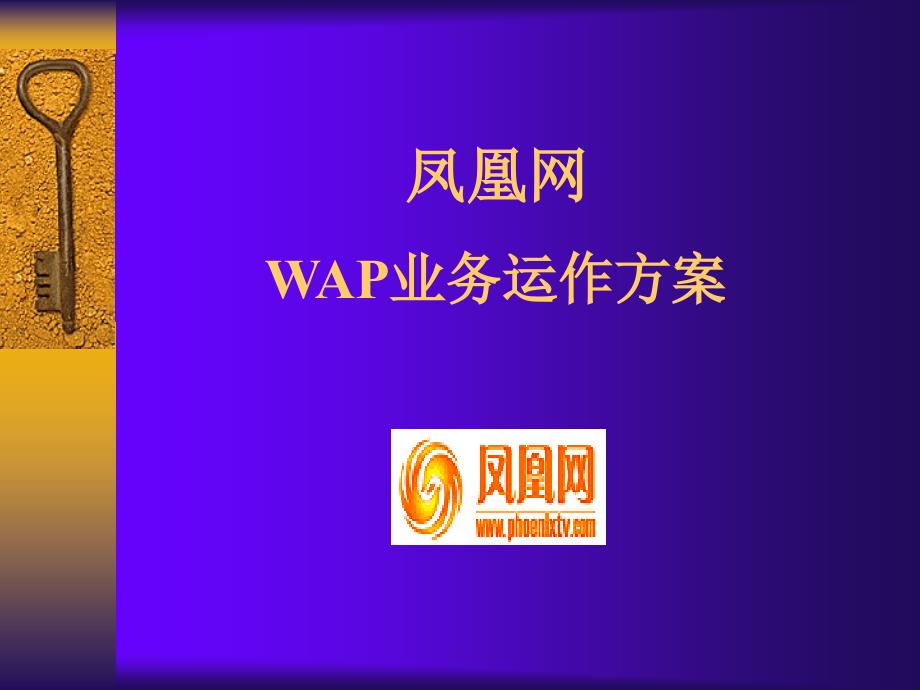 凤凰网WAP无限业务运作方案_第1页