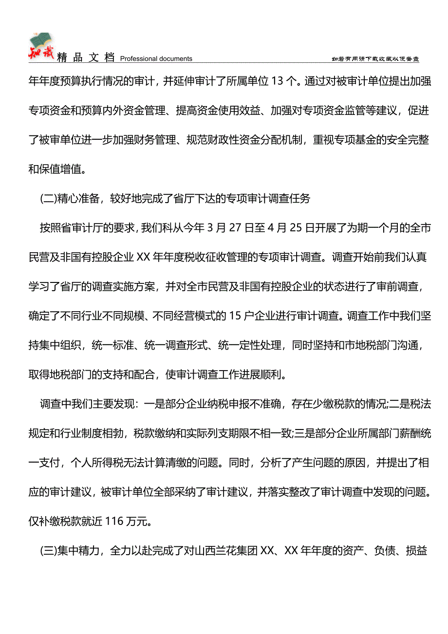 推荐：2019内部审计述职报告.doc_第2页