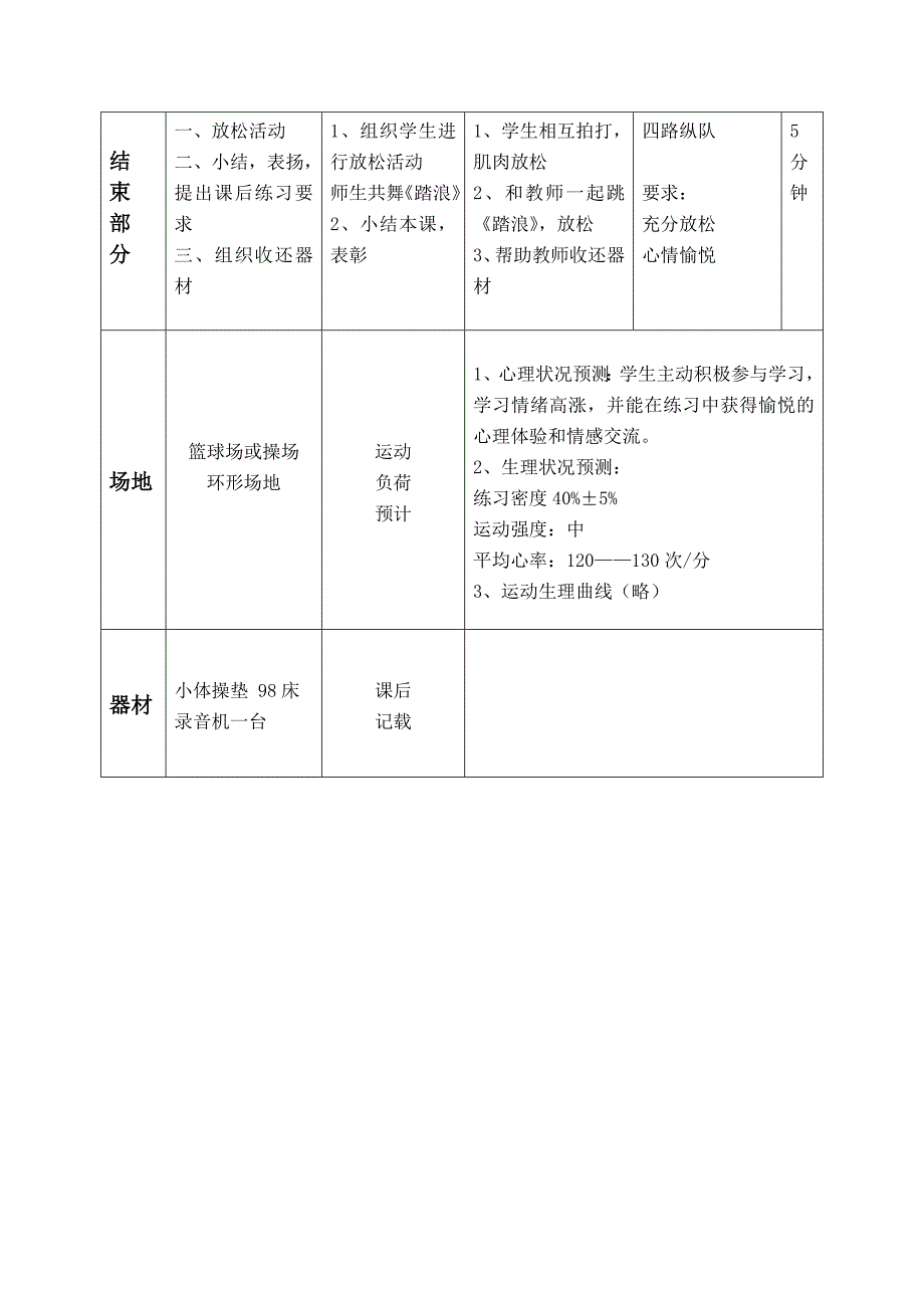 小学体育仰卧起坐优质课教案_第4页