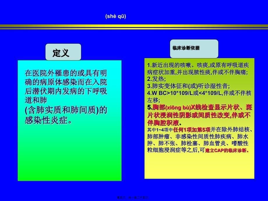 医学专题—肺炎型显示肺野小片或大片阴影8819_第5页