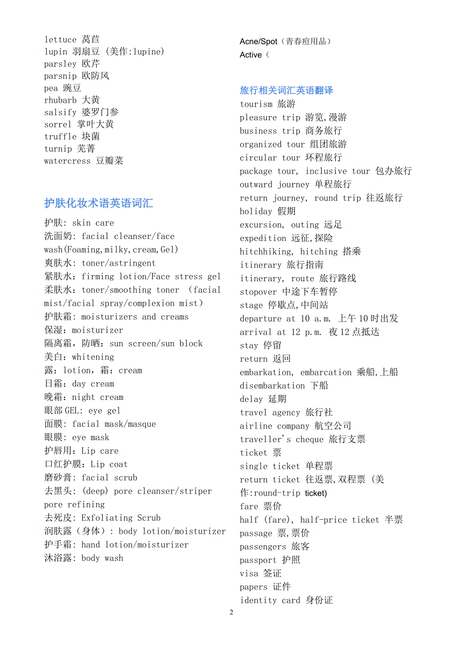 各种水果的中英对照_第2页