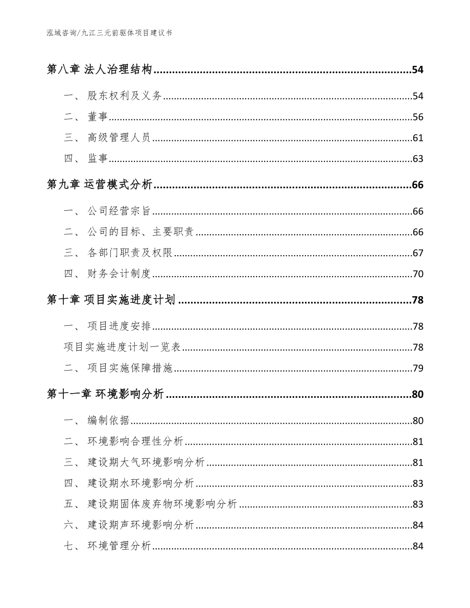 九江三元前驱体项目建议书_模板范文_第4页