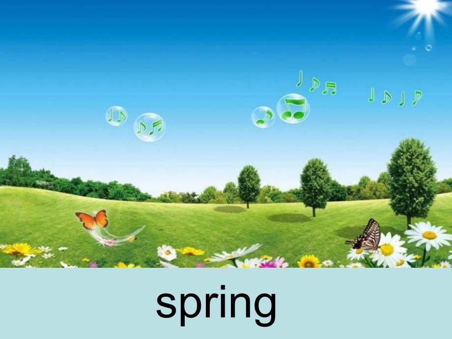 五年级英语下册unit2springiscomingppt课件_第4页