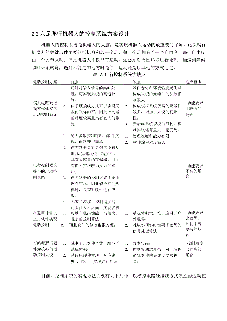 六足爬行机器人设计_第4页