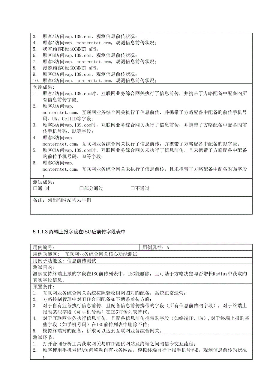 中国移动互联网业务综合网关设备测试基础规范V095-核心功_第3页