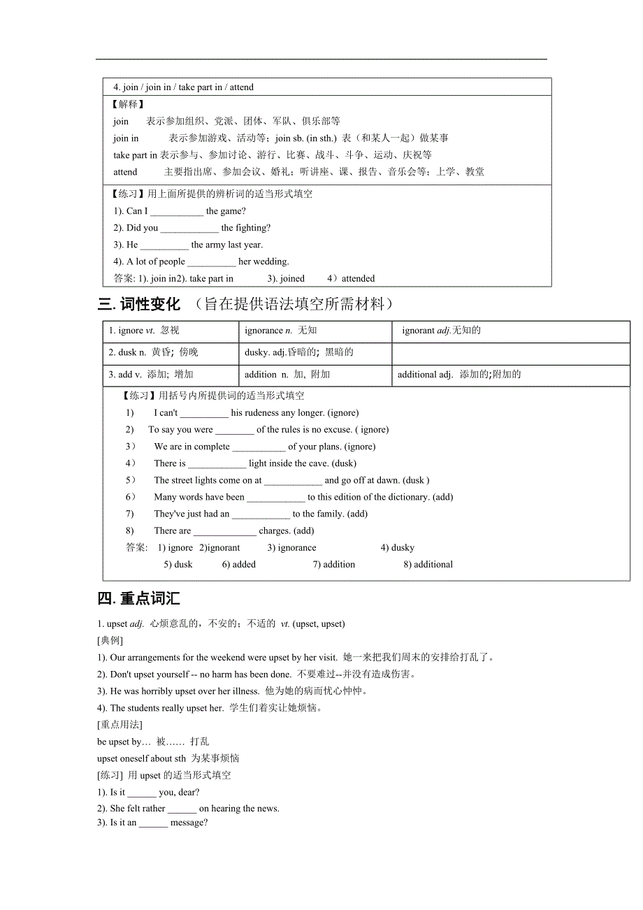 人教版高一英语必修一unit1全面-复习.doc_第3页