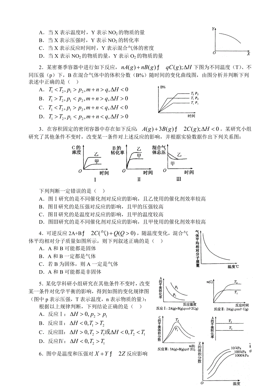 化学平衡图象问题专项训练.doc_第4页