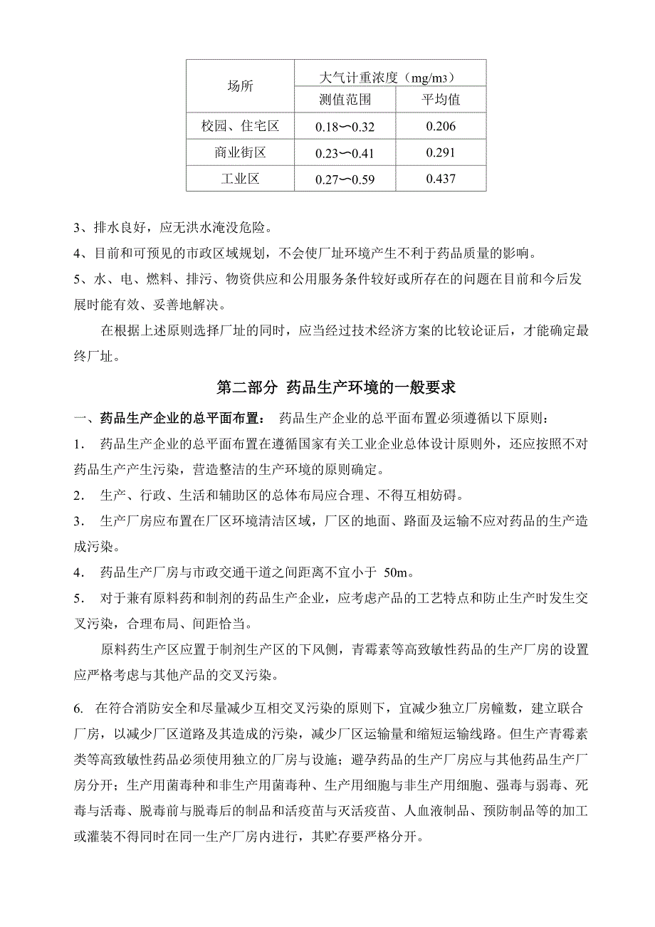 药品生产对环境的要求(GMP培训教材)_第3页