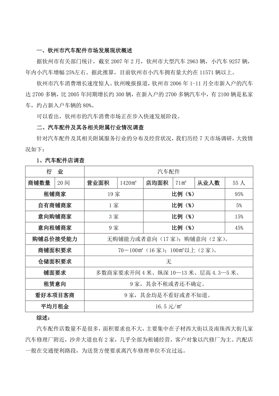 钦州市汽配市场专项调研报告 (2)_第3页