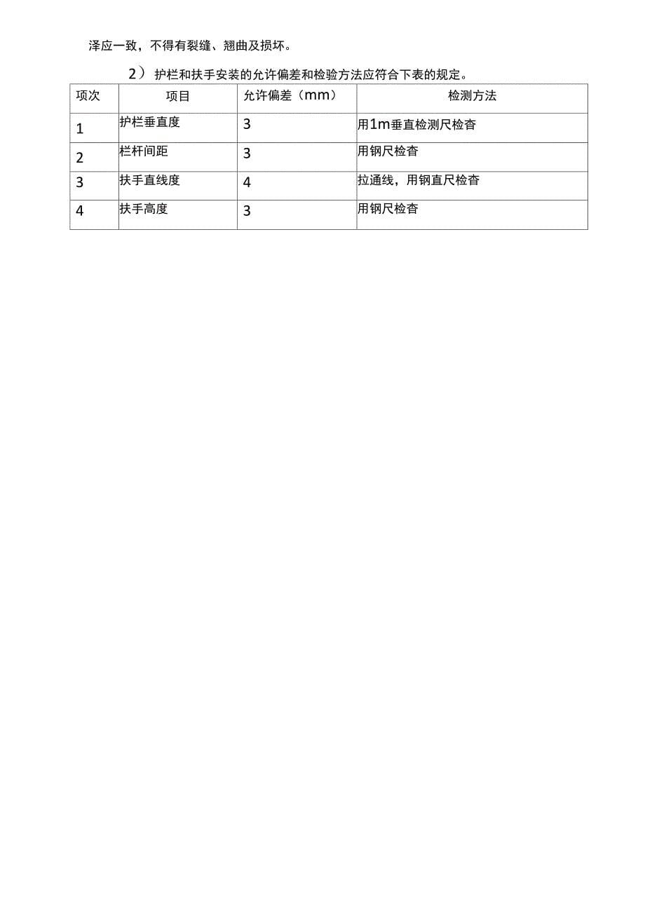 硬木扶手、栏杆、栏板施工方案_第5页