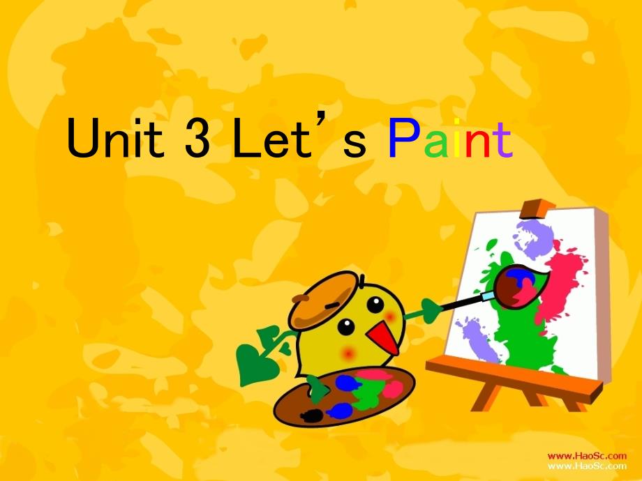 Unit3Let′spaintPPT课件_第1页