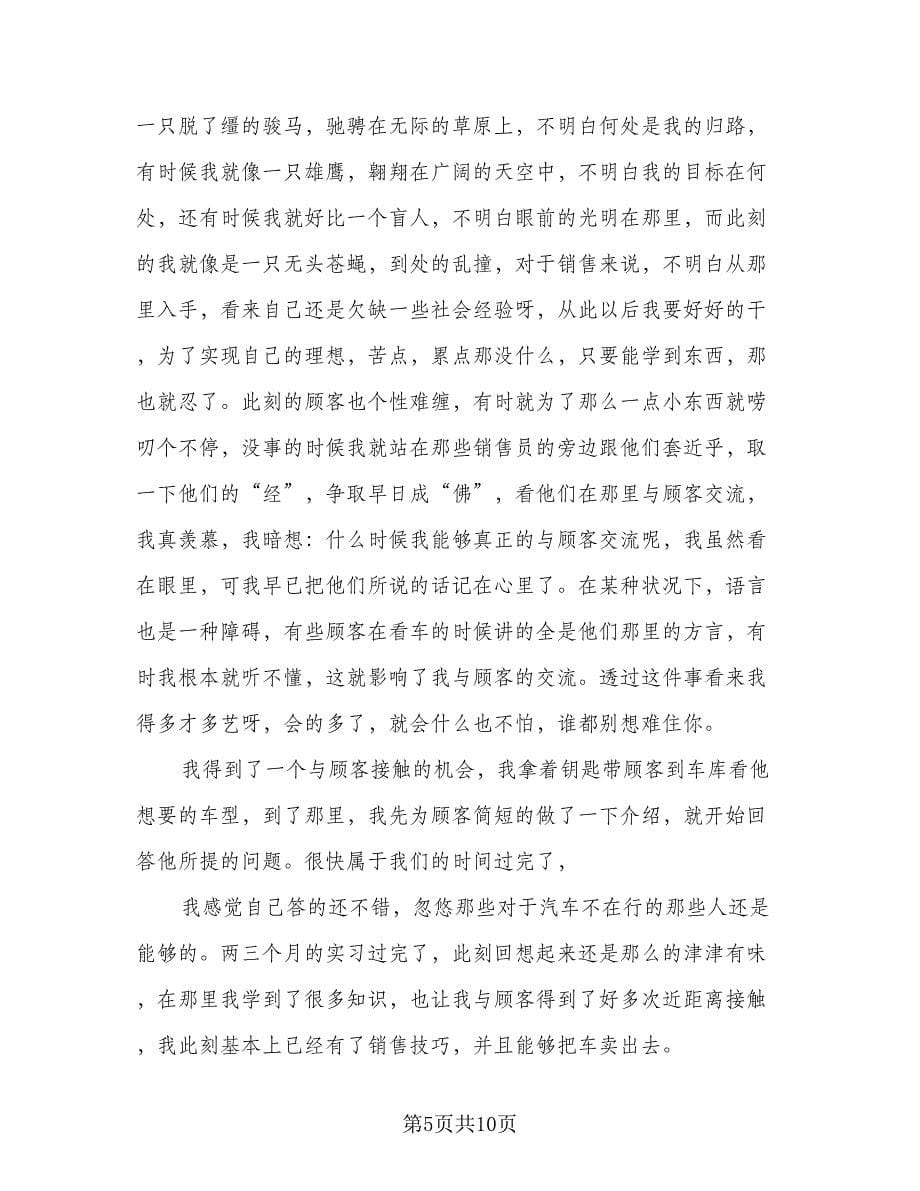 销售实践成果总结销售实践内容及过程（二篇）.doc_第5页