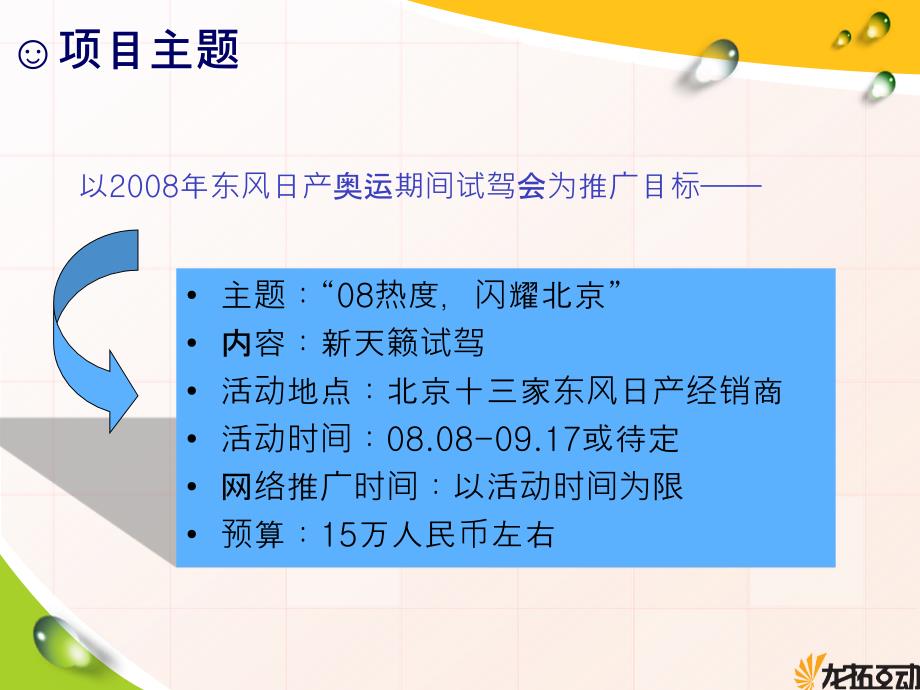 东风日产试驾网络推广方案_第3页