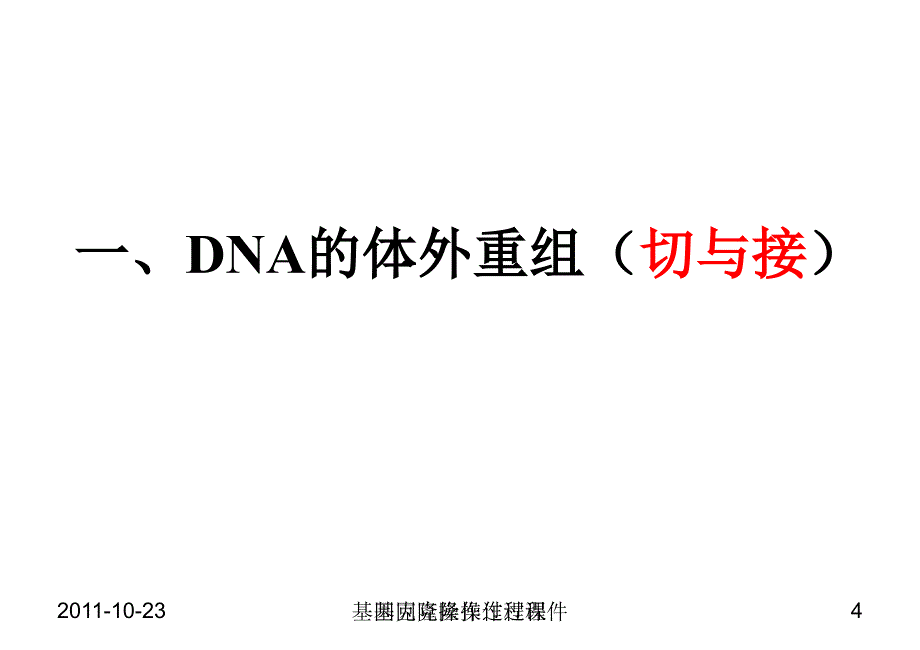 基因克隆操作过程课件_第4页