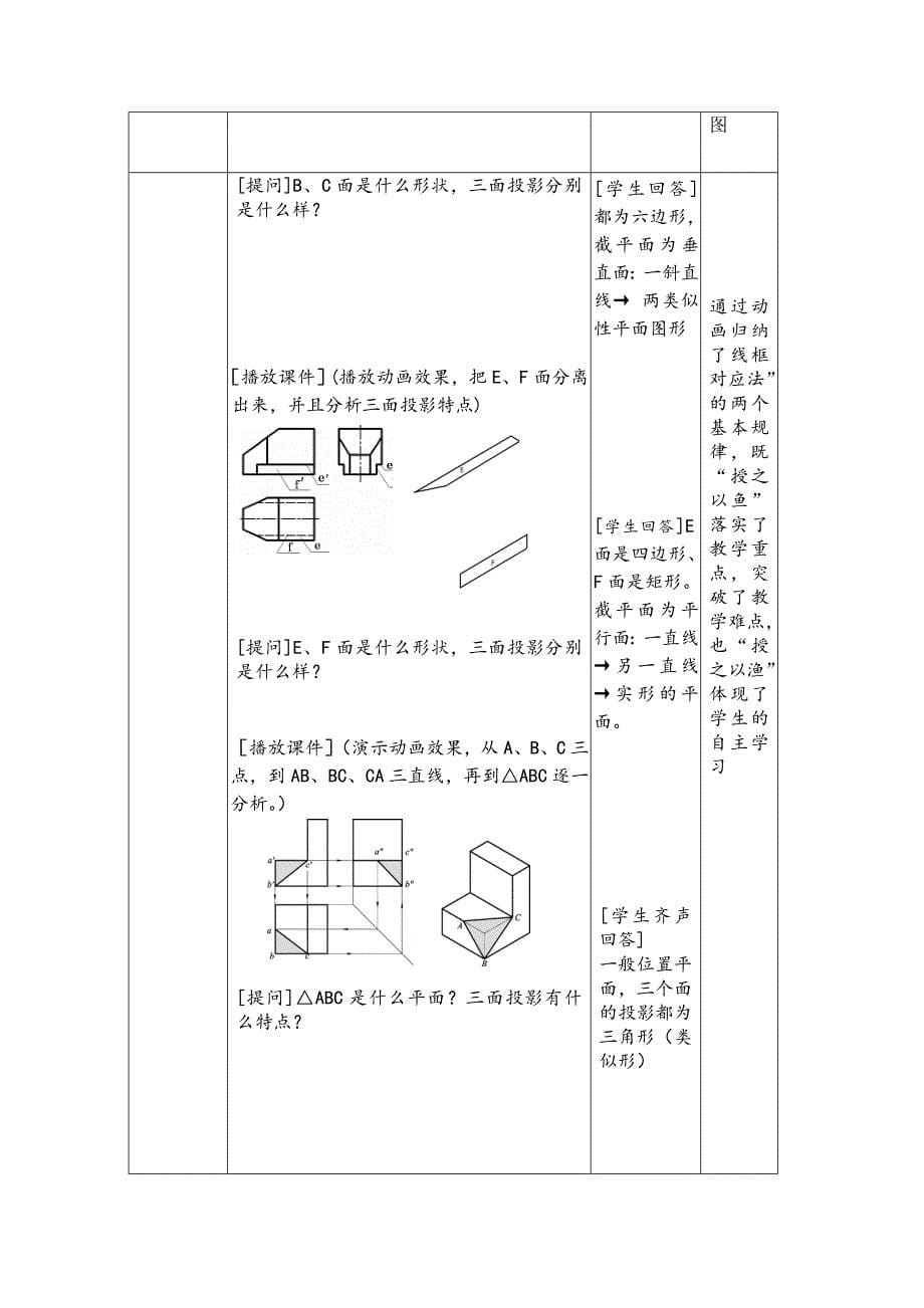 机械识图切割体教学设计_第5页