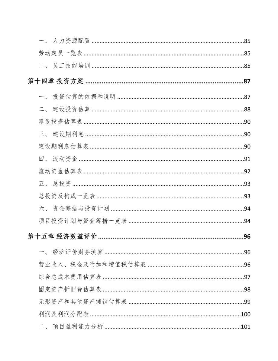 辽宁工业基布项目可行性研究报告(DOC 89页)_第5页