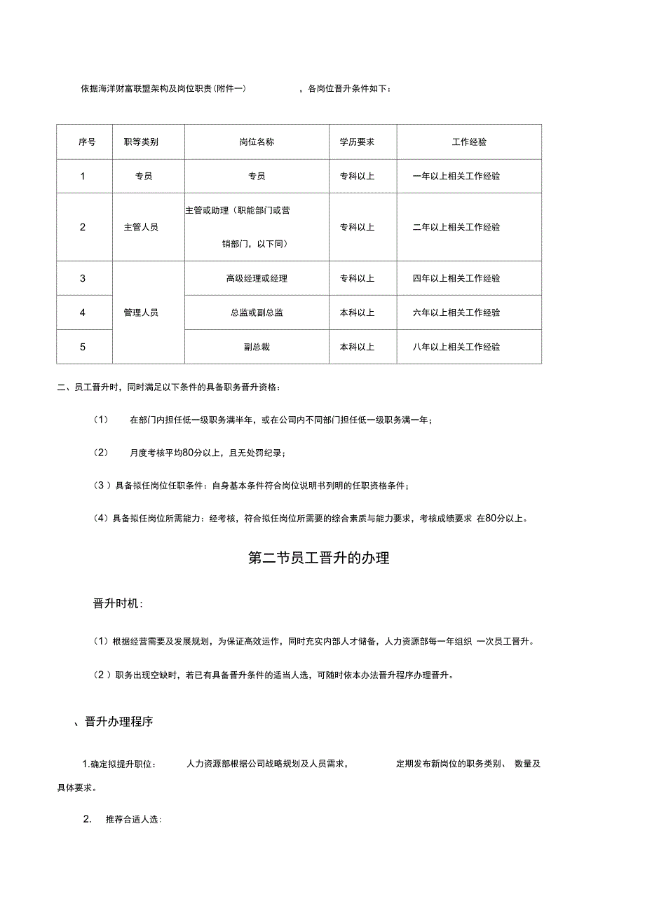 岗位晋升管理制度_第3页