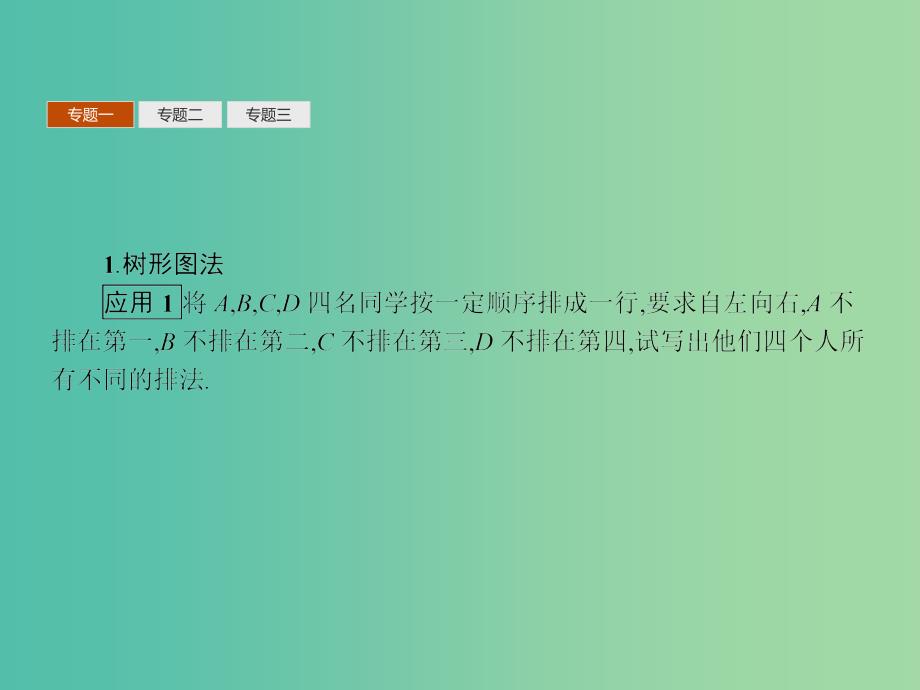 高中数学 第一章 计数原理本章整合课件 北师大版选修2-3.ppt_第4页