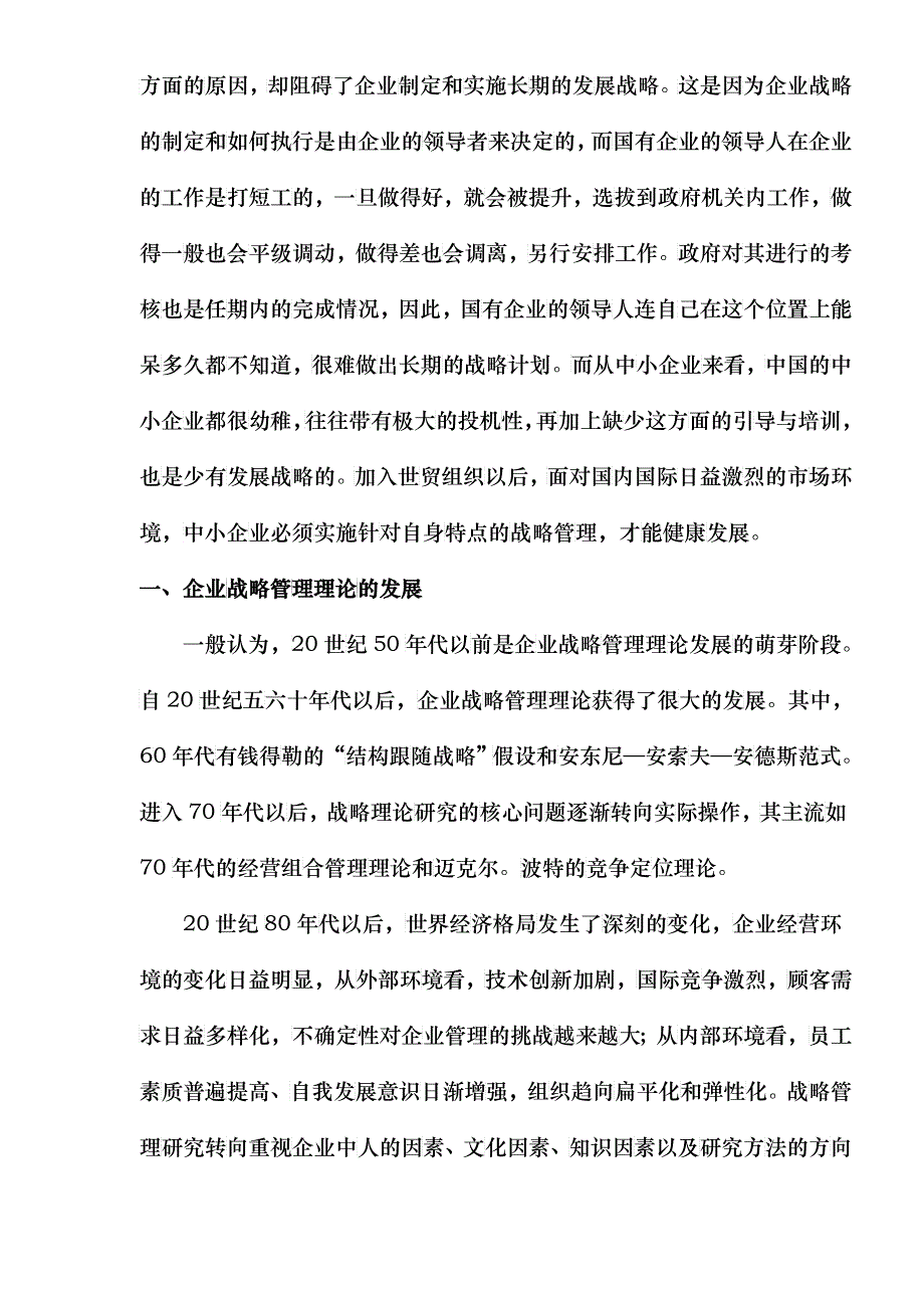 企业战略管理与中小企业管理_第2页