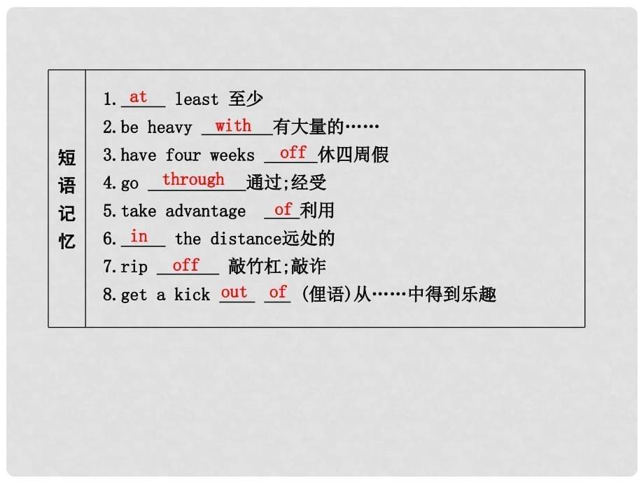 高考英语大一轮复习 Module 5 A Trip Along the Three Gorges课件 外研版必修4_第5页