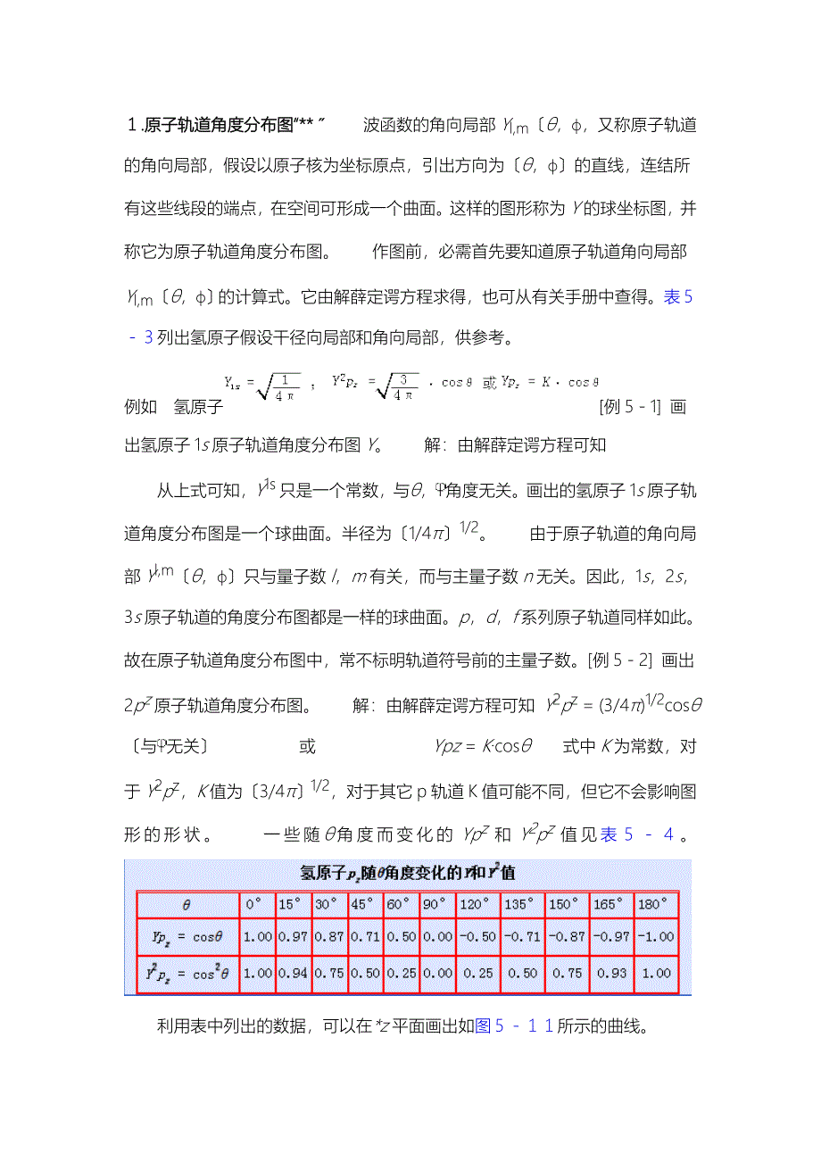 波函数和电子云的空间图象_第1页