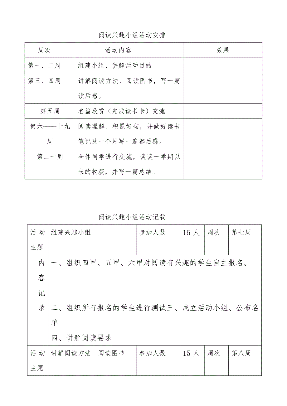 少年宫课外阅读小组活动计划_第2页