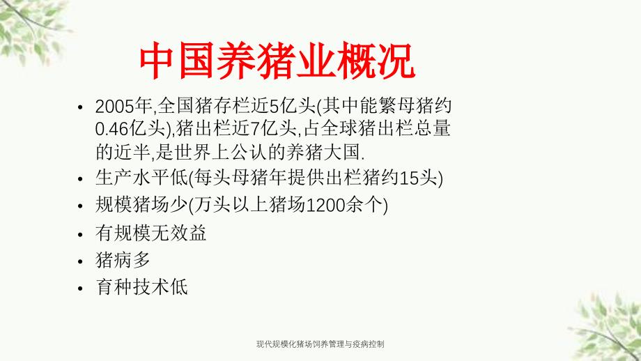 现代规模化猪场饲养管理与疫病控制课件_第3页