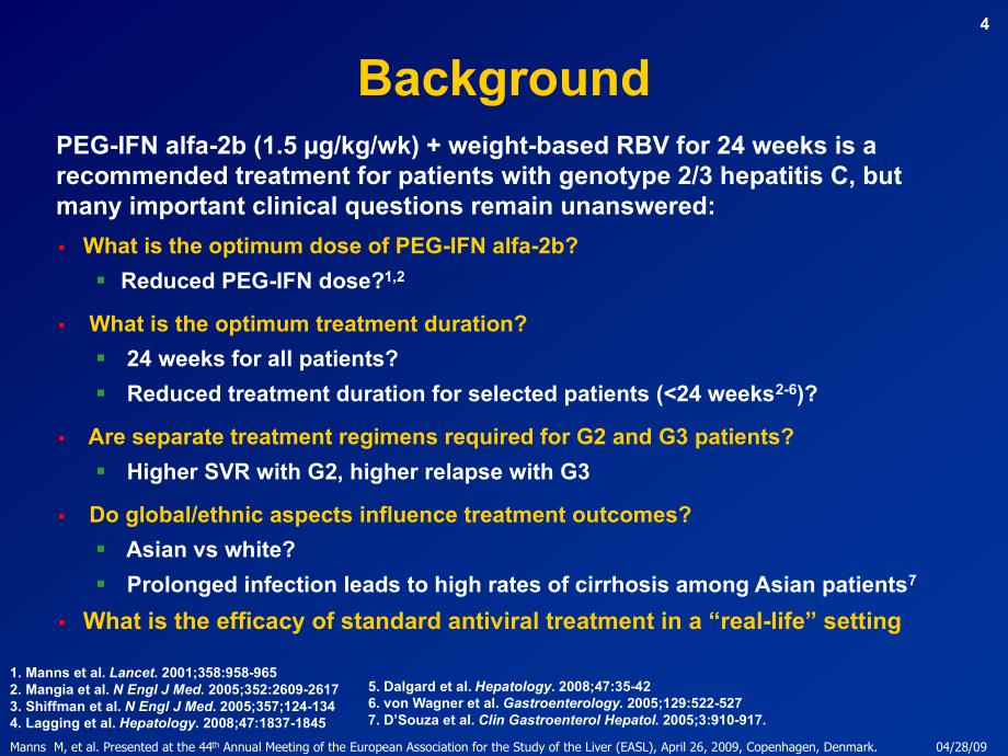 Reduced Dose and Duration of Peginterferon Alfa2b andWeight 降低剂量和聚乙二醇干扰素α2b和体重持续时间_第4页