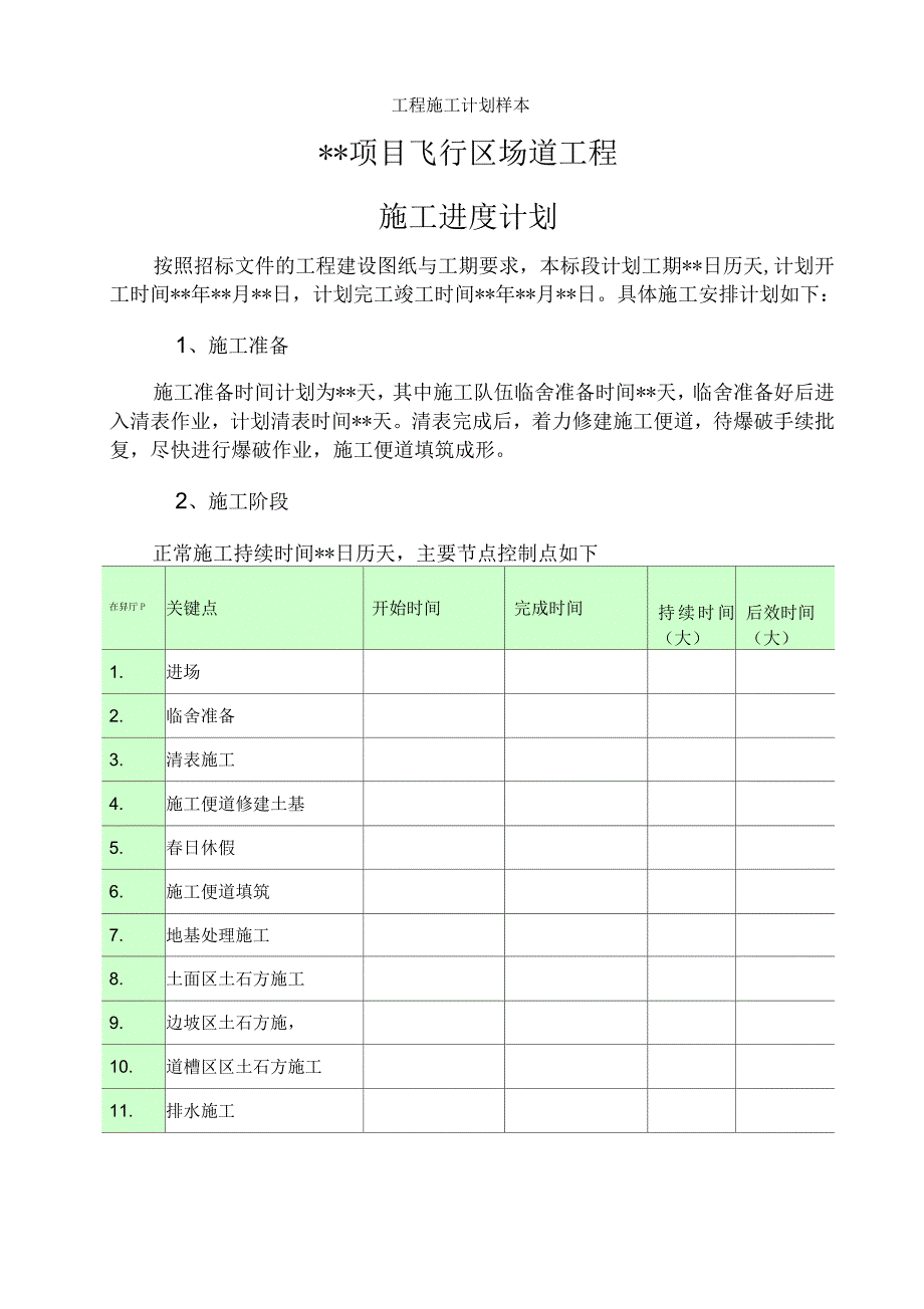 工程施工计划样本_第1页