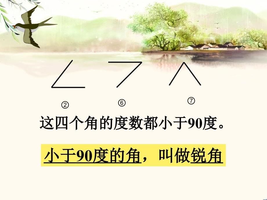 人教版小学数学四年级上册第三单元第三课时《角的分类和画角》教学课件_第5页