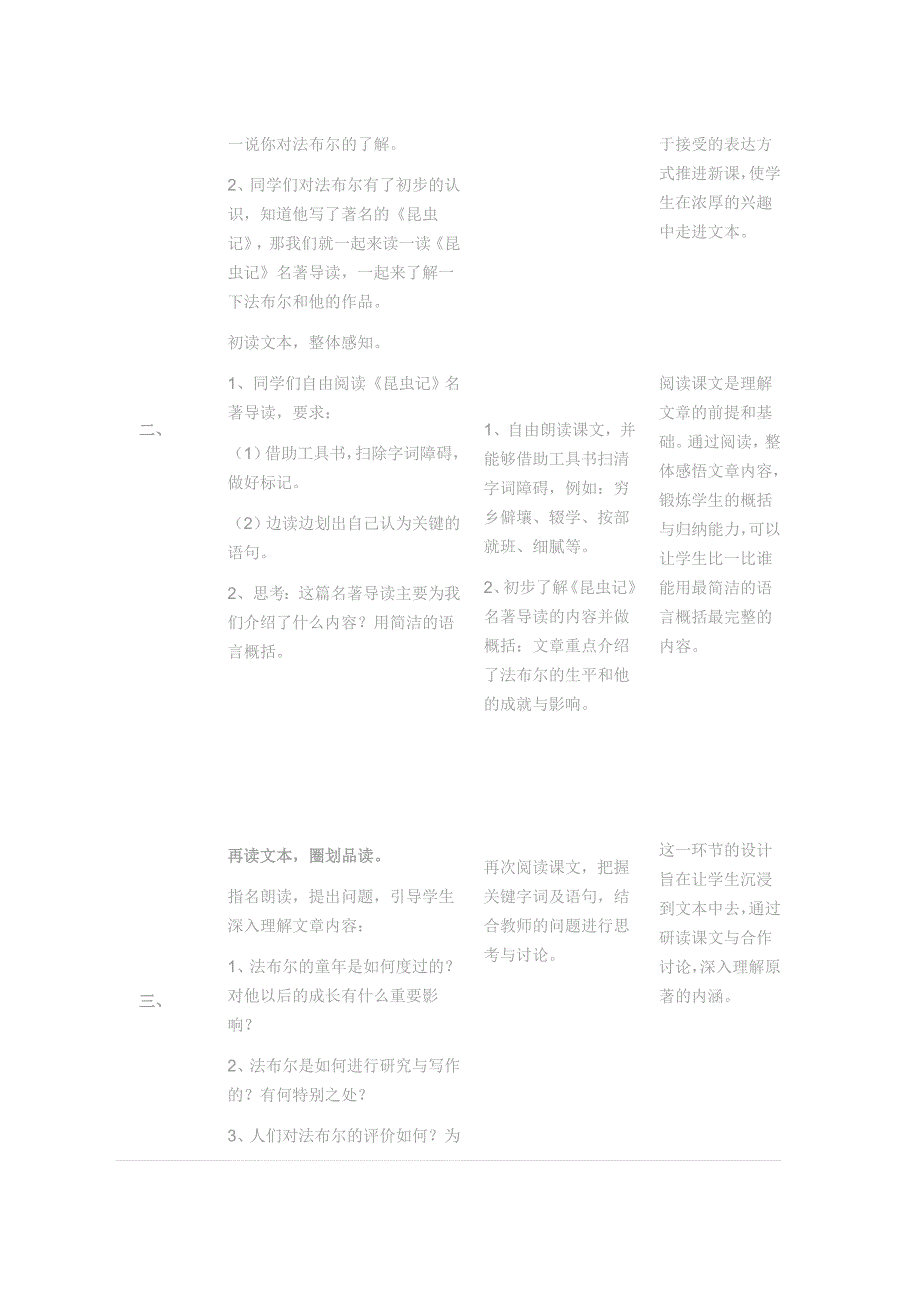 《昆虫记》名著导读教学设计_第4页