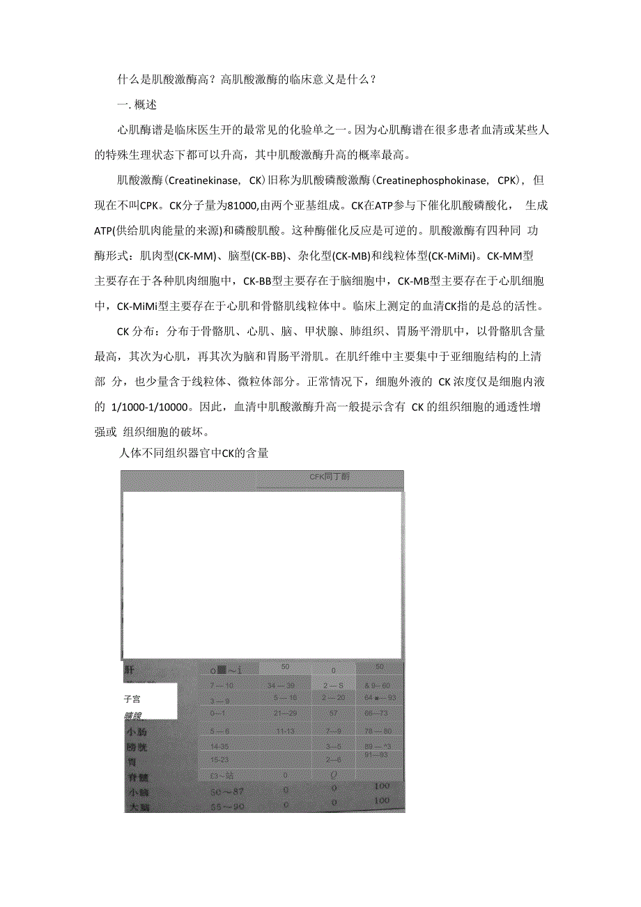 肌酸激酶高与相应疾病_第1页