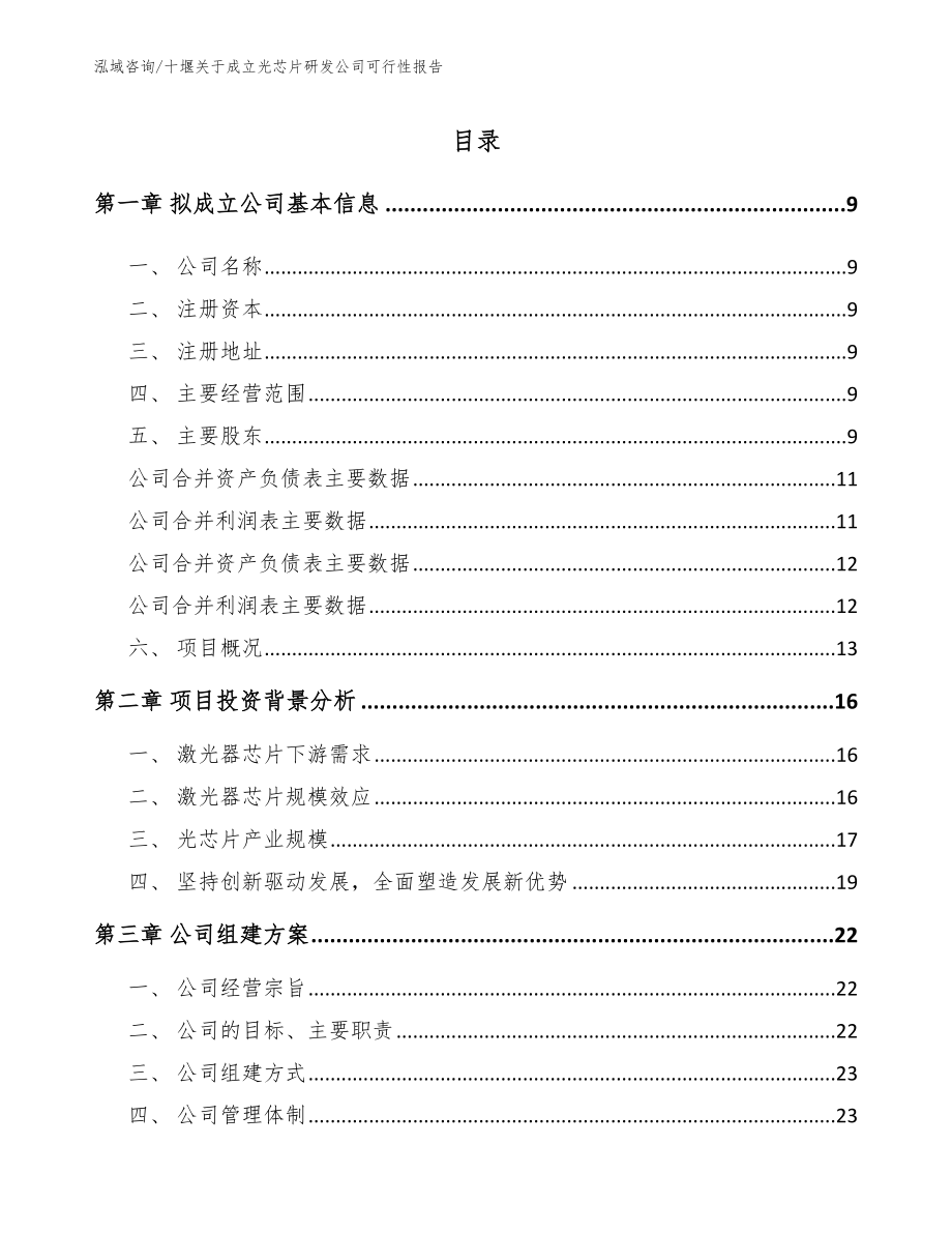 十堰关于成立光芯片研发公司可行性报告（范文参考）_第2页