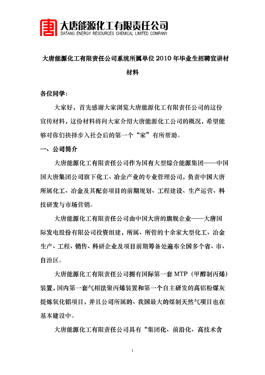 大唐能源化工有限责任公司bmji_第1页