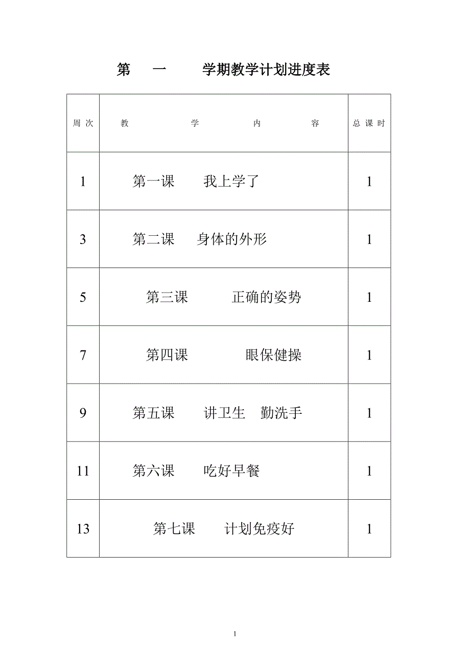 健康教育第一册_第1页