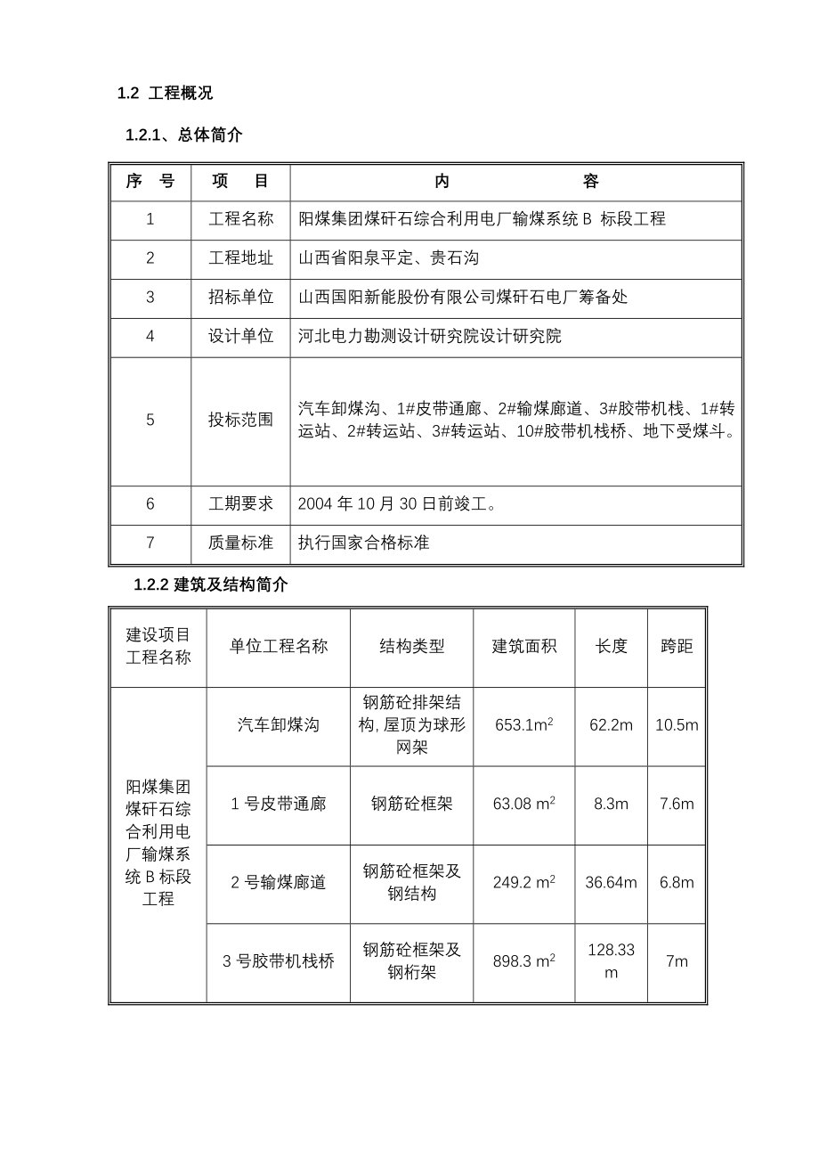 阳煤集团煤矸石综合利用电厂输煤系统B标段工程施工组织设计_第3页