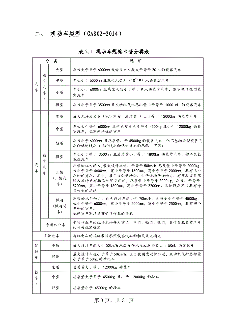 机动车安全技术检验表（人工检验部分）规范填写方法_第3页