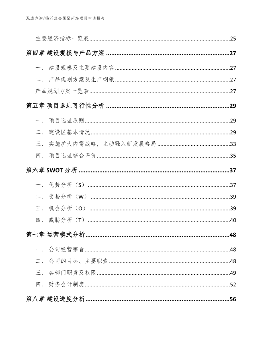 临沂茂金属聚丙烯项目申请报告_模板范文_第2页