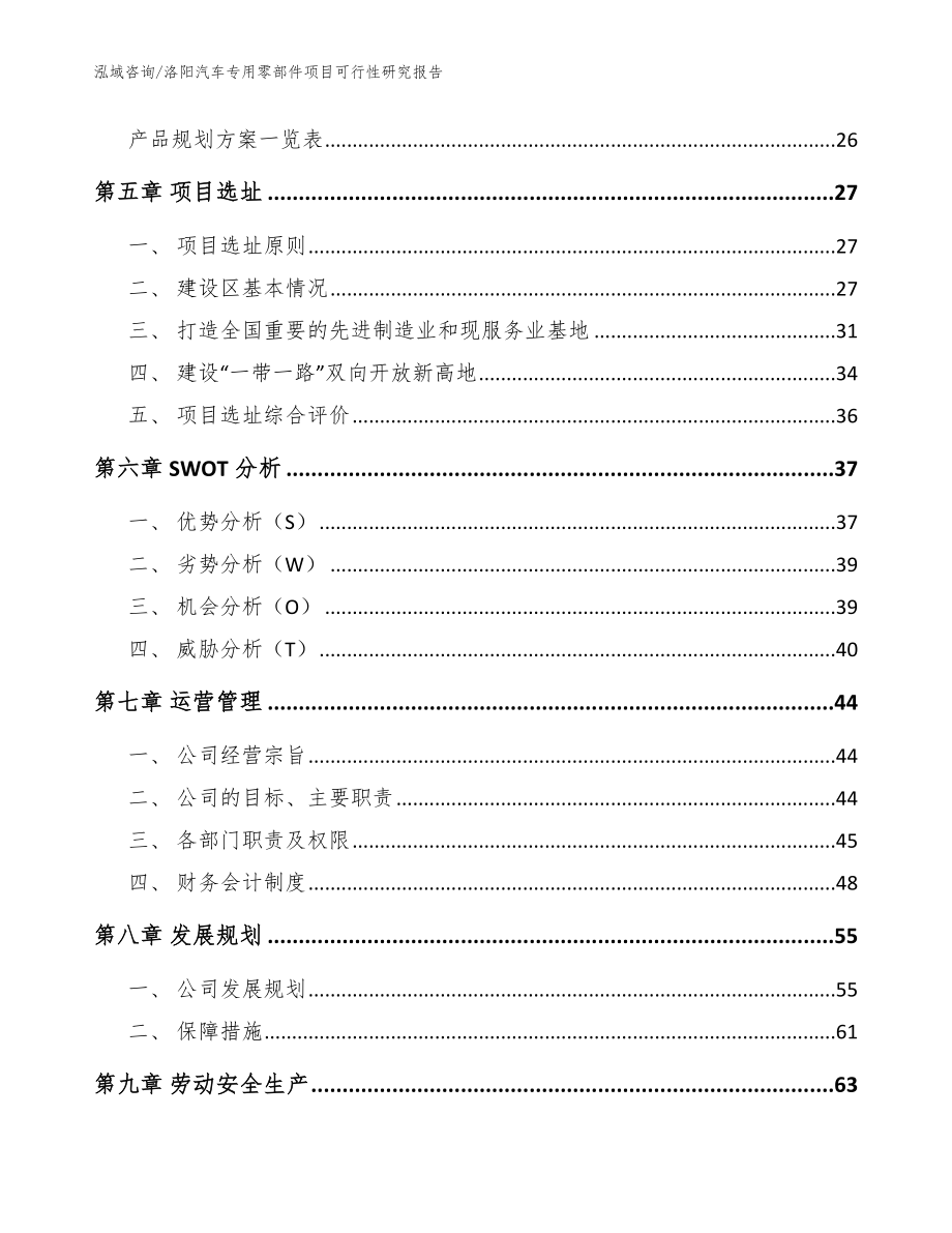 洛阳汽车专用零部件项目可行性研究报告【模板】_第2页
