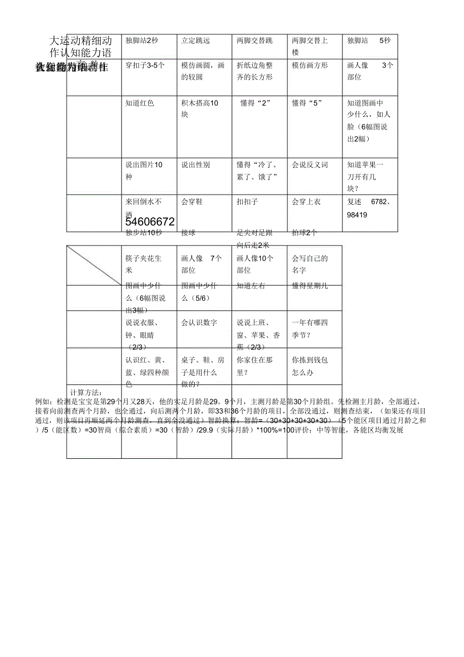 0-6岁儿童智能发展量化表_第3页