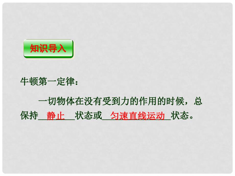 八年级物理下册 8.2 二力平衡教学课件6 （新版）新人教版_第2页