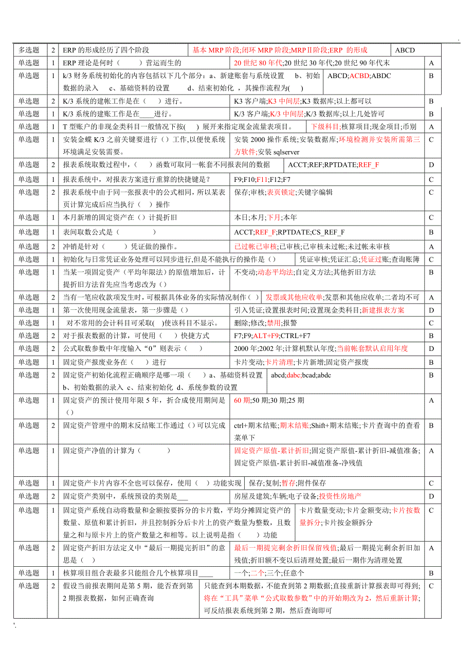 金蝶考试题库_第1页