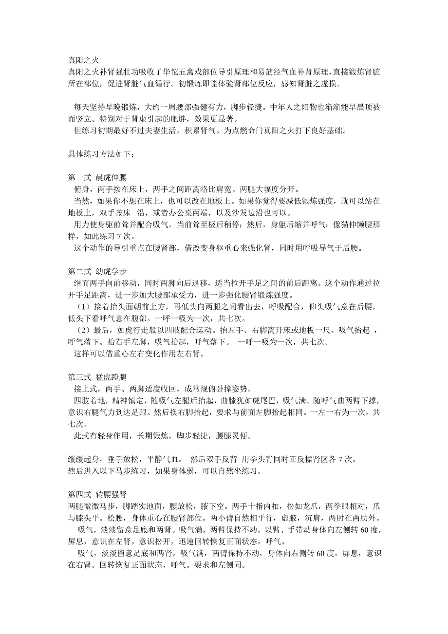 真阳之火(男人强肾必练)_第1页