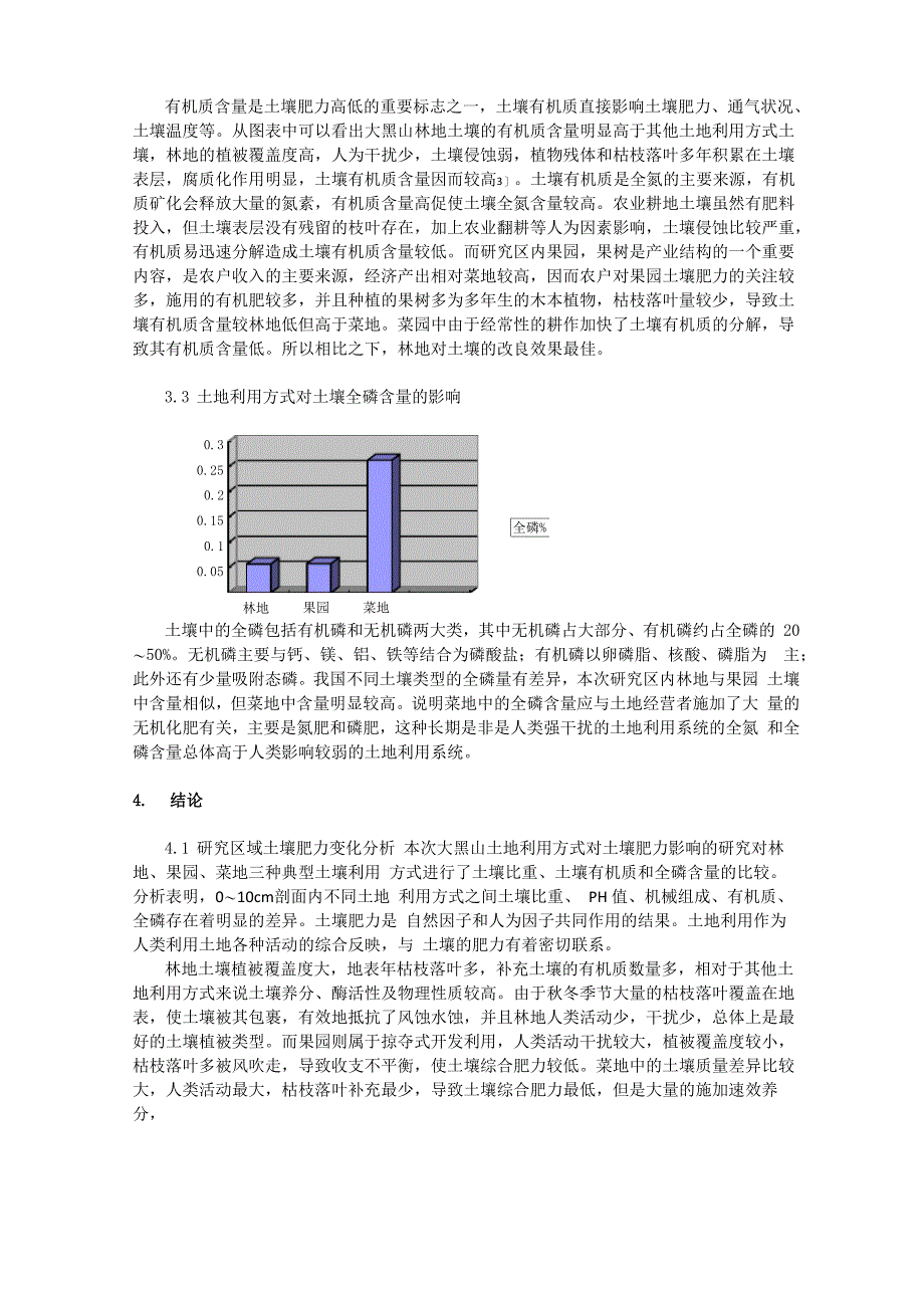 大黑山土地利用方式对土壤肥力的影响_第4页